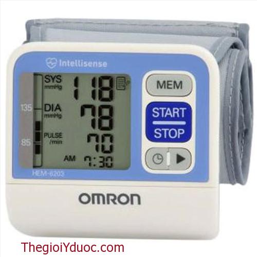 ĐO HUYẾT ÁP TỰ ĐỘNG OMRON HEM-6203