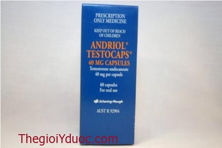 Andriol testrocaps 40mg